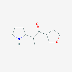 1-(Oxolan-3-yl)-2-(pyrrolidin-2-yl)propan-1-one