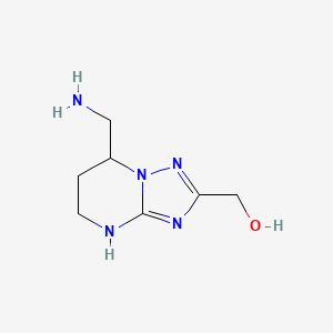 [7-(Aminomethyl)-4H,5H,6H,7H-[1,2,4]triazolo[1,5-a]pyrimidin-2-yl]methanol