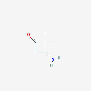 3-Amino-2,2-dimethylcyclobutan-1-one