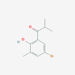 1-(5-Bromo-2-hydroxy-3-methylphenyl)-2-methylpropan-1-one