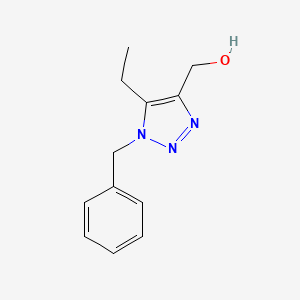 (1-benzyl-5-ethyl-1H-1,2,3-triazol-4-yl)methanol