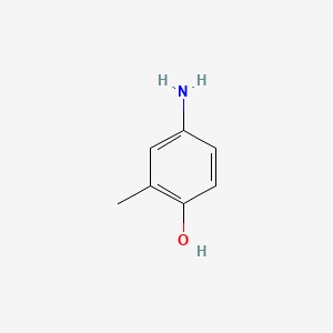 molecular formula C7H9NO B1329486 4-氨基-2-甲基苯酚 CAS No. 2835-96-3