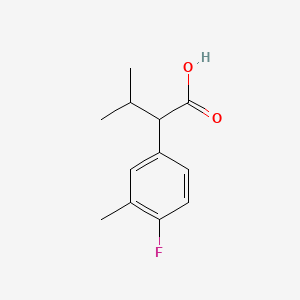 2-(4-Fluoro-3-methylphenyl)-3-methylbutanoic acid