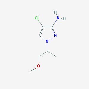 4-chloro-1-(1-methoxypropan-2-yl)-1H-pyrazol-3-amine