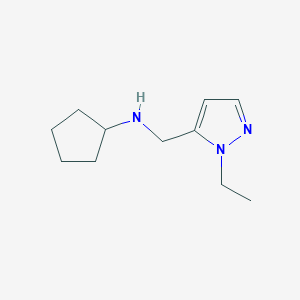 N-[(1-Ethyl-1H-pyrazol-5-yl)methyl]cyclopentanamine