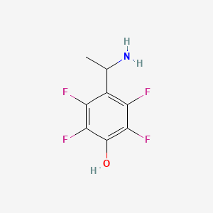 4-(1-Aminoethyl)-2,3,5,6-tetrafluorophenol