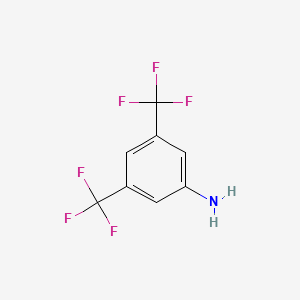 molecular formula C8H5F6N B1329491 3,5-Bis(trifluorométhyl)aniline CAS No. 328-74-5