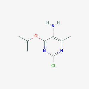 2-Chloro-4-methyl-6-(propan-2-yloxy)pyrimidin-5-amine