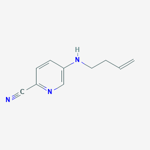 5-[(But-3-en-1-yl)amino]pyridine-2-carbonitrile