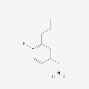 (4-Fluoro-3-propylphenyl)methanamine