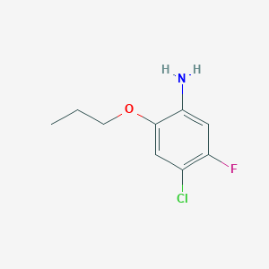 4-Chloro-5-fluoro-2-propoxyaniline