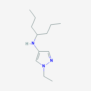 1-Ethyl-N-(heptan-4-yl)-1H-pyrazol-4-amine