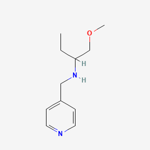 (1-Methoxybutan-2-yl)(pyridin-4-ylmethyl)amine