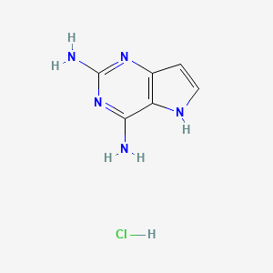 5H-pyrrolo[3,2-d]pyrimidine-2,4-diaminehydrochloride