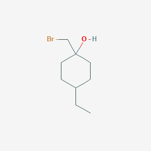 1-(Bromomethyl)-4-ethylcyclohexan-1-ol