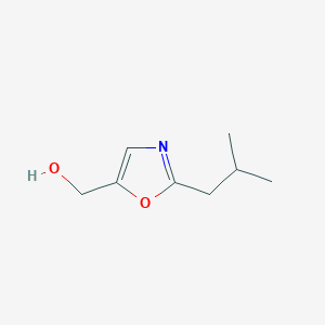 [2-(2-Methylpropyl)-1,3-oxazol-5-yl]methanol