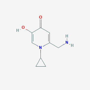 2-(Aminomethyl)-1-cyclopropyl-5-hydroxy-1,4-dihydropyridin-4-one