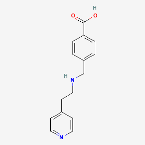 4-({[2-(Pyridin-4-yl)ethyl]amino}methyl)benzoic acid