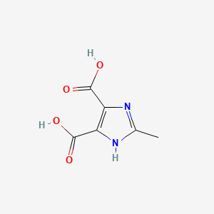 molecular formula C6H6N2O4 B1329511 2-甲基-1H-咪唑-4,5-二羧酸 CAS No. 5313-35-9