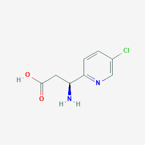 (3S)-3-Amino-3-(5-chloropyridin-2-YL)propanoic acid