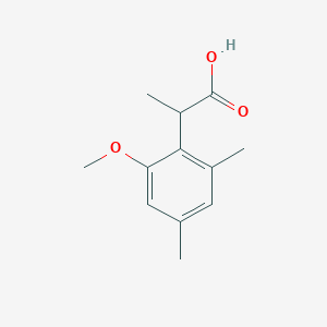 2-(2-Methoxy-4,6-dimethylphenyl)propanoic acid