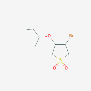 3-Bromo-4-(sec-butoxy)tetrahydrothiophene 1,1-dioxide