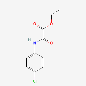 molecular formula C10H10ClNO3 B1329519 乙基[(4-氯苯基)氨基](氧代)乙酸酯 CAS No. 5397-14-8