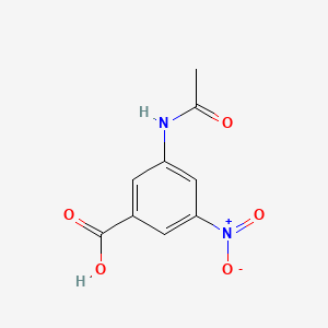 molecular formula C9H8N2O5 B1329523 3-乙酰氨基-5-硝基苯甲酸 CAS No. 5464-58-4