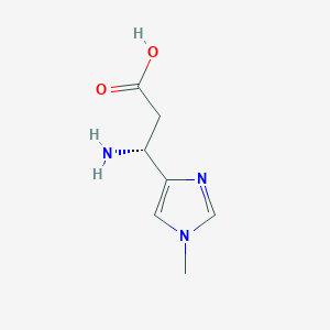 (3R)-3-Amino-3-(1-methyl-1H-imidazol-4-yl)propanoic acid