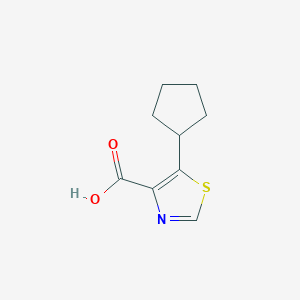 5-Cyclopentyl-1,3-thiazole-4-carboxylic acid