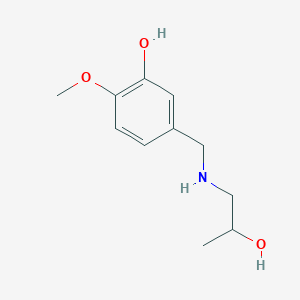 5-{[(2-Hydroxypropyl)amino]methyl}-2-methoxyphenol