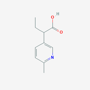 2-(6-Methylpyridin-3-yl)butanoic acid