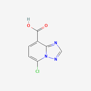 5-Chloro-[1,2,4]triazolo[1,5-A]pyridine-8-carboxylic acid