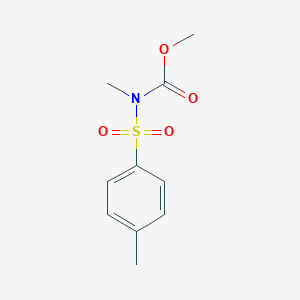 molecular formula C10H13NO4S B132953 甲基[(4-甲基苯基)磺酰基]氨基甲酸甲酯 CAS No. 32258-50-7