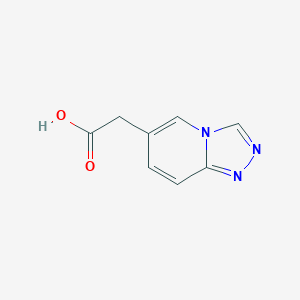 2-{[1,2,4]Triazolo[4,3-a]pyridin-6-yl}acetic acid