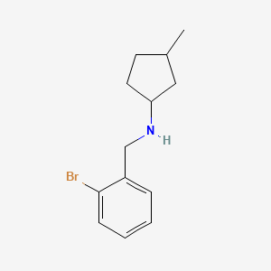 N-[(2-bromophenyl)methyl]-3-methylcyclopentan-1-amine