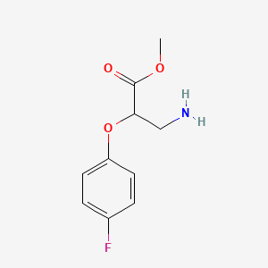 Methyl 3-amino-2-(4-fluorophenoxy)propanoate