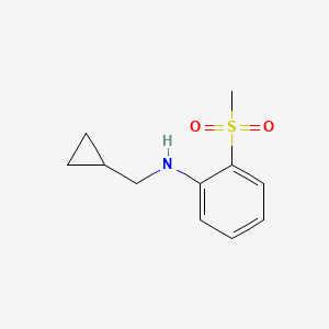 N-(Cyclopropylmethyl)-2-methanesulfonylaniline