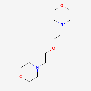 molecular formula C12H24N2O3 B1329553 吗啉，4,4'-(氧代-2,1-乙二基)双- CAS No. 6425-39-4