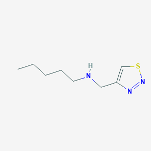 Pentyl(1,2,3-thiadiazol-4-ylmethyl)amine