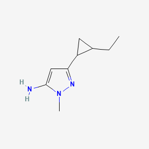 3-(2-Ethylcyclopropyl)-1-methyl-1H-pyrazol-5-amine