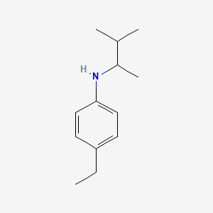 4-ethyl-N-(3-methylbutan-2-yl)aniline