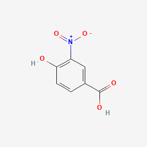 molecular formula C7H5NO5 B1329567 4-羟基-3-硝基苯甲酸 CAS No. 616-82-0
