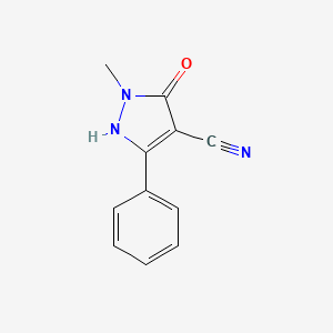 5-Hydroxy-1-methyl-3-phenyl-1H-pyrazole-4-carbonitrile