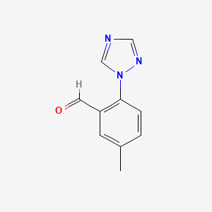 5-Methyl-2-(1H-1,2,4-triazol-1-yl)benzaldehyde