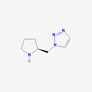 1-[(2S)-Pyrrolidin-2-ylmethyl]-1H-1,2,3-triazole