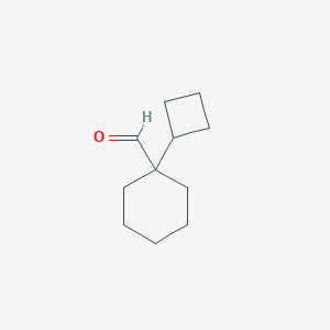 1-Cyclobutylcyclohexane-1-carbaldehyde