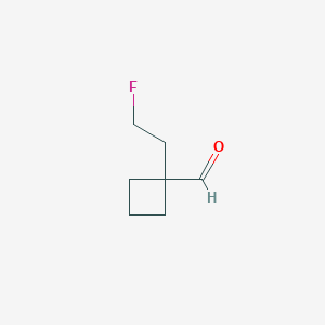 1-(2-Fluoroethyl)cyclobutane-1-carbaldehyde