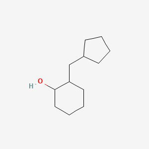 2-(Cyclopentylmethyl)cyclohexan-1-ol