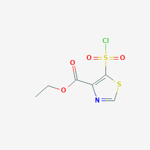 Ethyl 5-(chlorosulfonyl)-1,3-thiazole-4-carboxylate